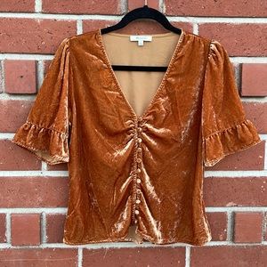 Madewell Velvet Top